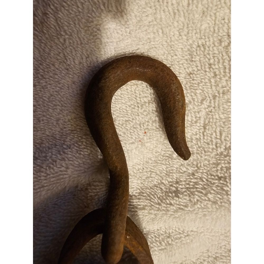 Antique‎ Pullies Barn find Block and Tackle Rusty Gold